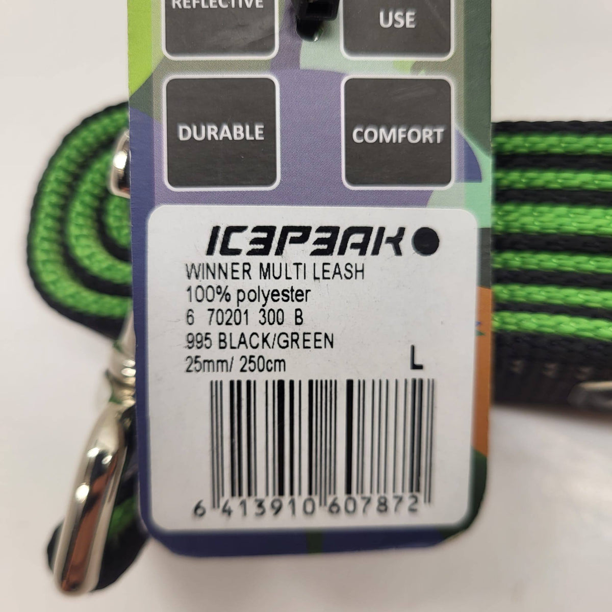 IcePeak Winner Multi Leash Black Green