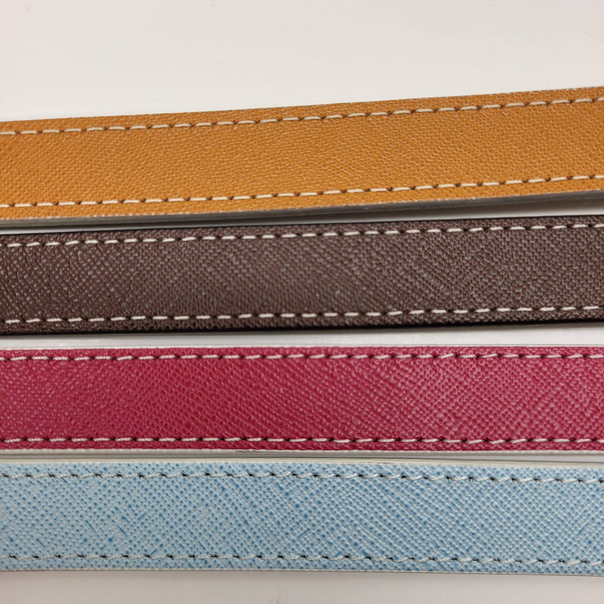 Hennessy & Sons Saffiano Leather Dog Collar