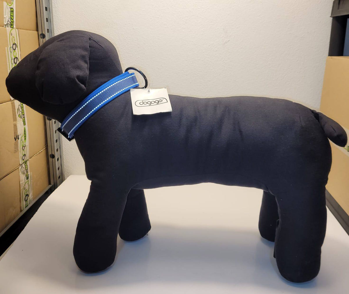 Dogogo Padded Dog Collar – Blue, 50-65cm