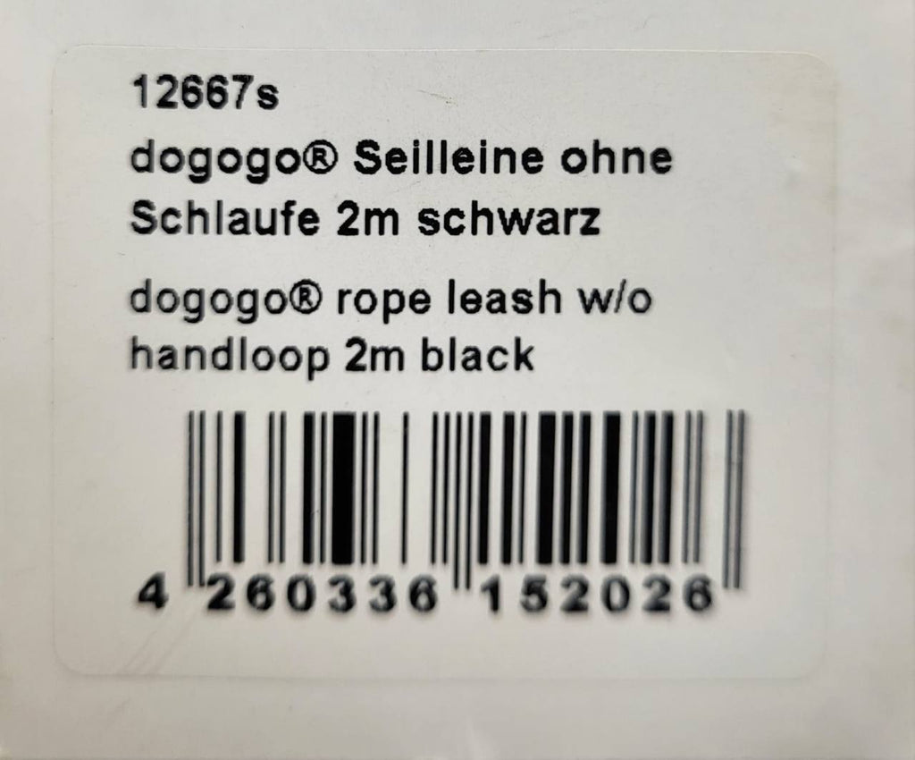 Dogogo Black Rope Dog Leash