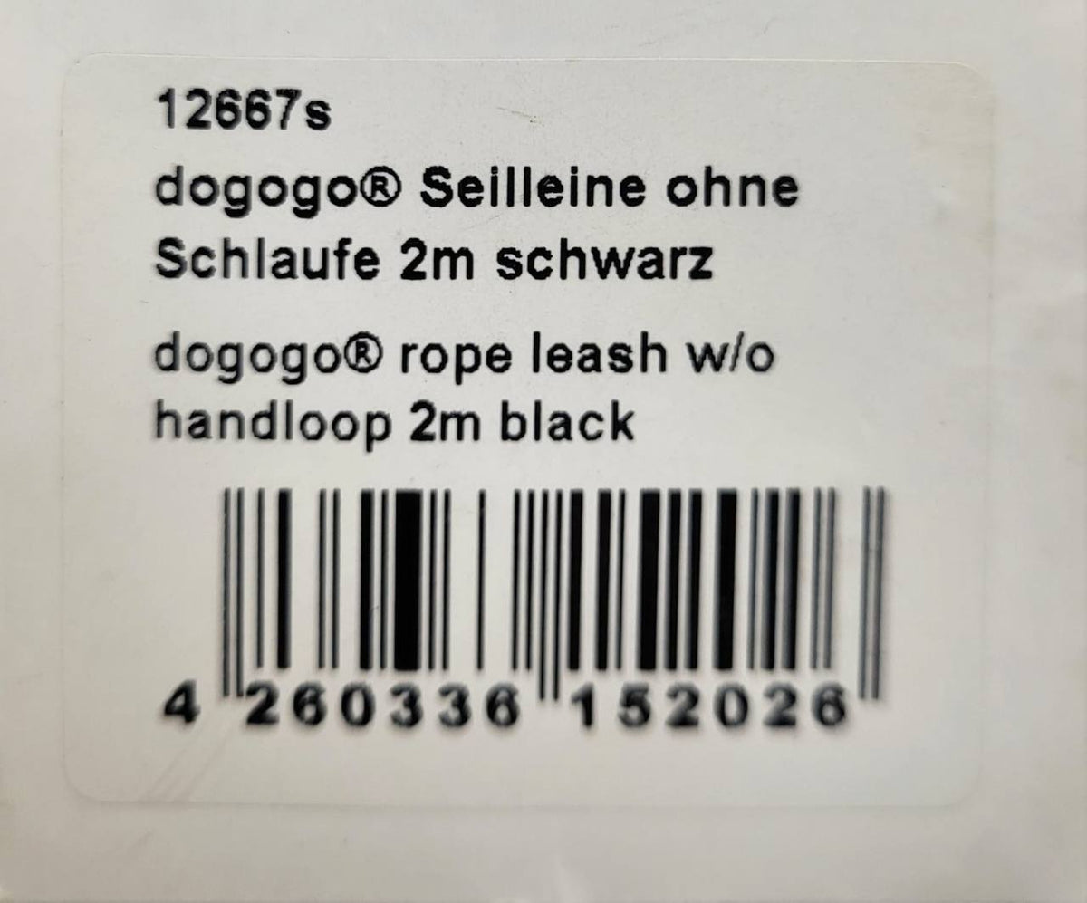 Dogogo Black Rope Dog Leash