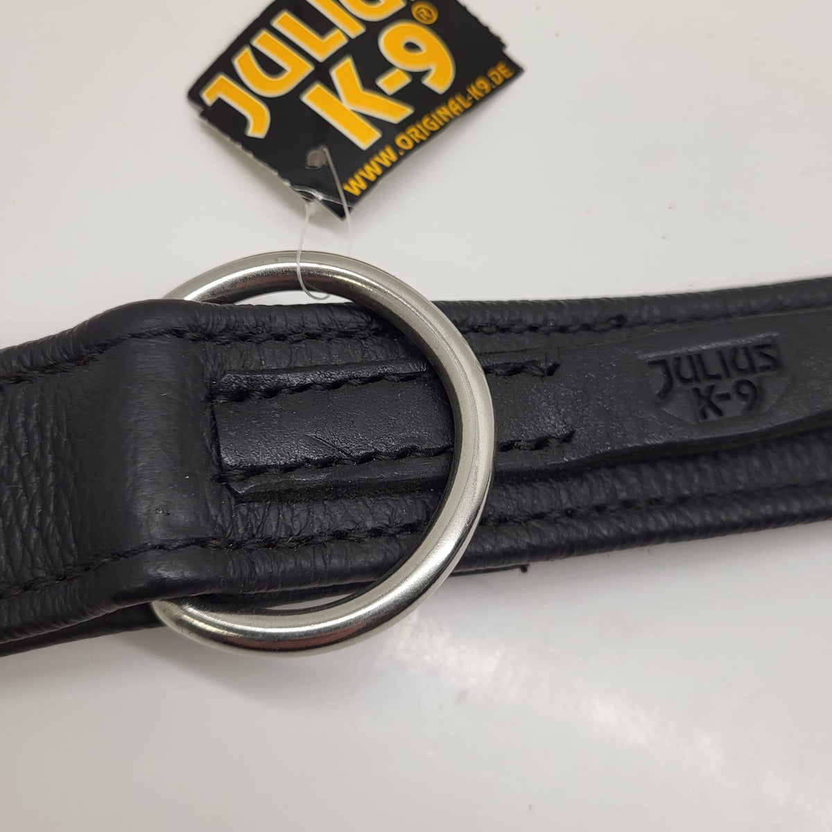 Julius K-9 Padded Leather Dog Collar Black