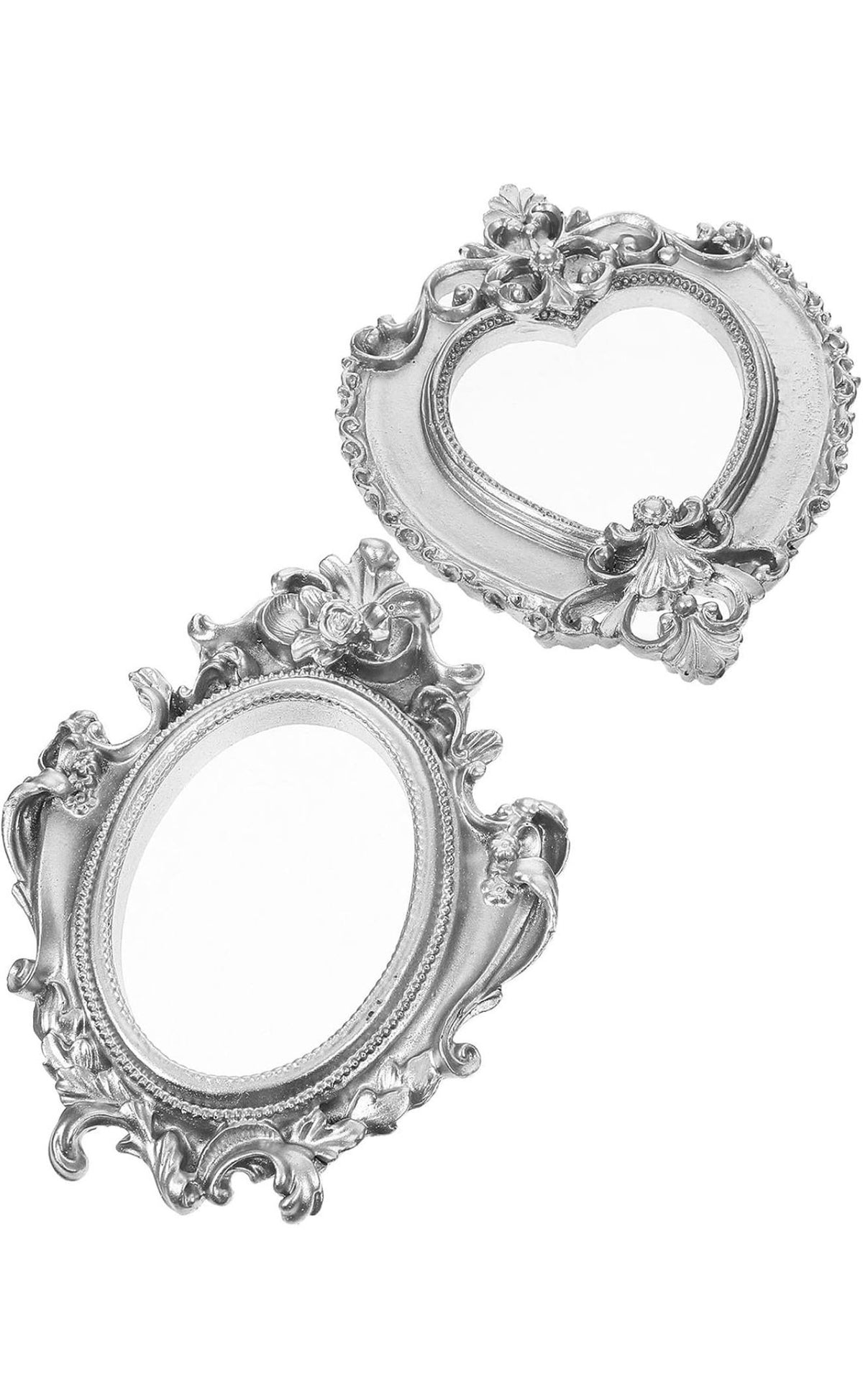 YIXISI Barok Fotolijsten Set 2st Zilver