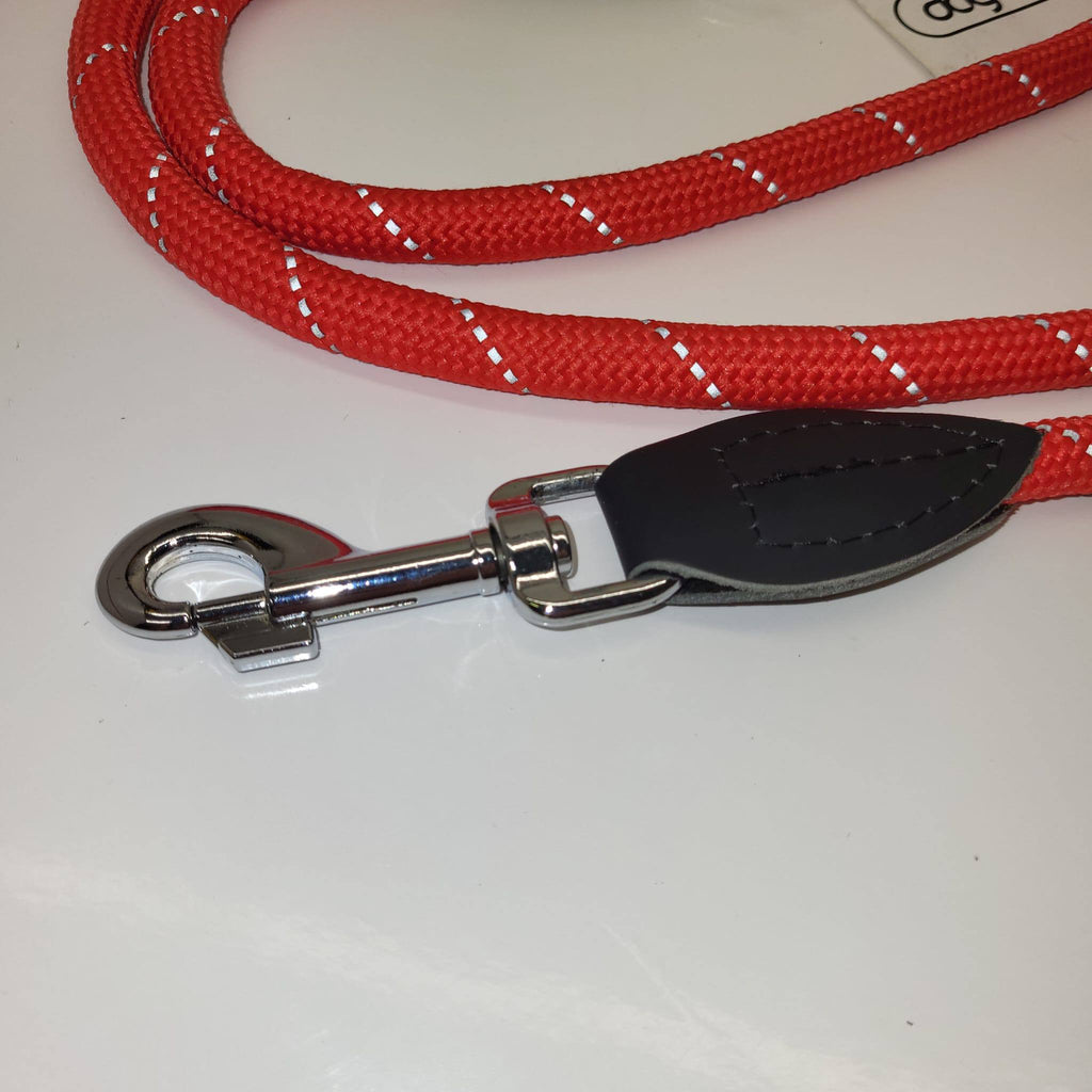 DOGOGO Reflective Rope Dog Leash – Red – 220 cm