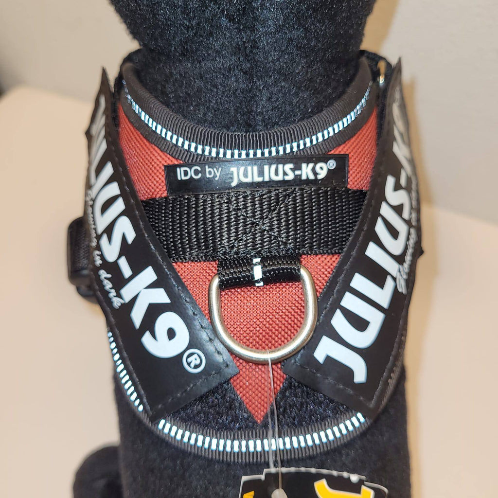 Julius-K9 IDC Powerharness Baby 1 – Red Glowing in Dark