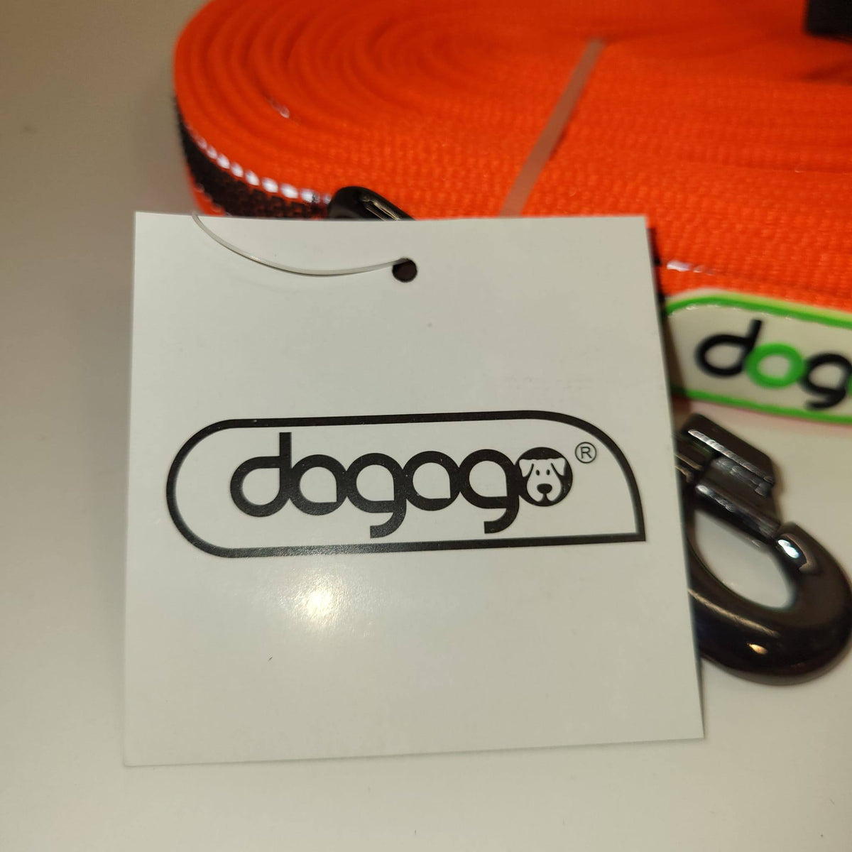 DOGOGO Reflective Long Training Leash – Orange – 15 m