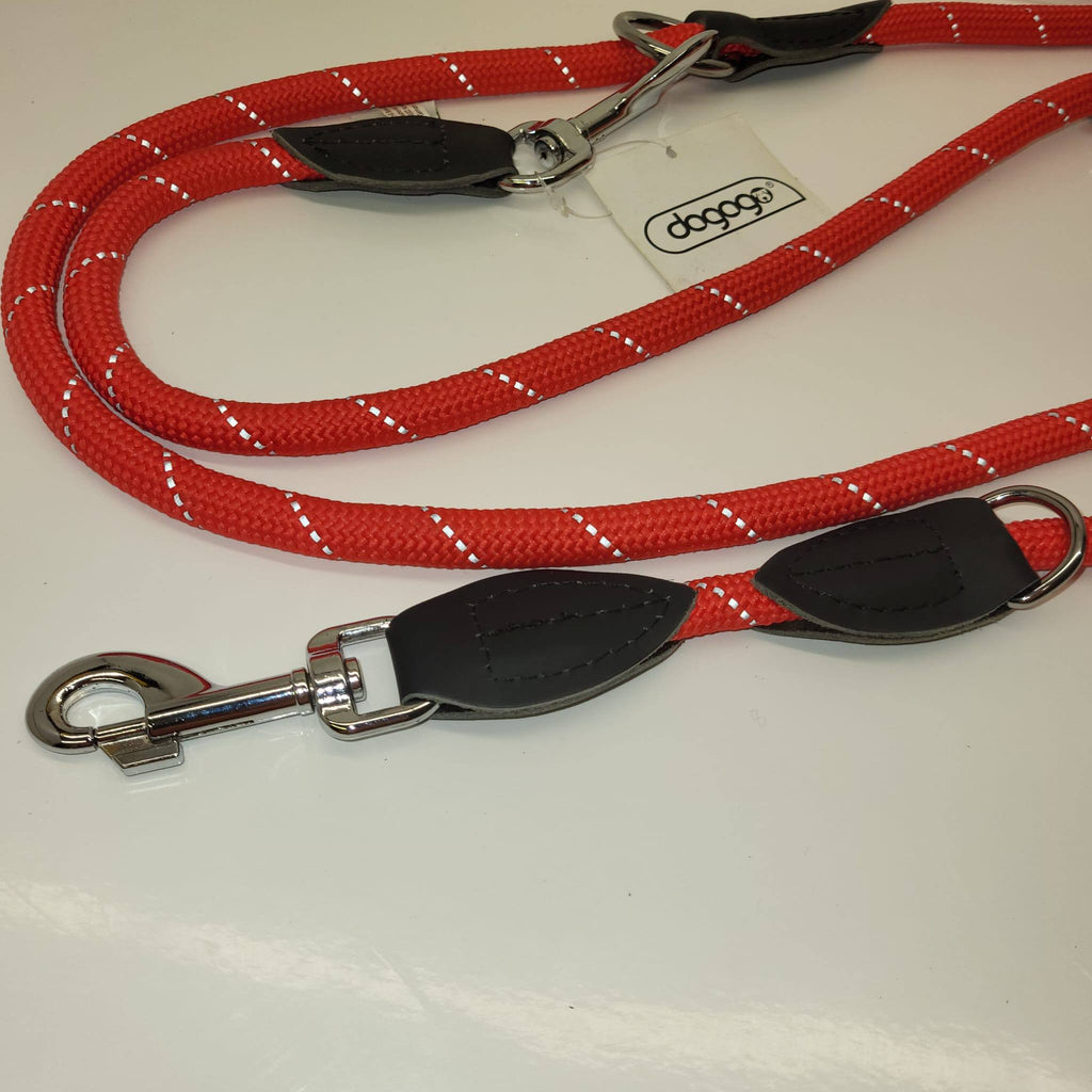 DOGOGO Reflective Rope Dog Leash – Red – 220 cm