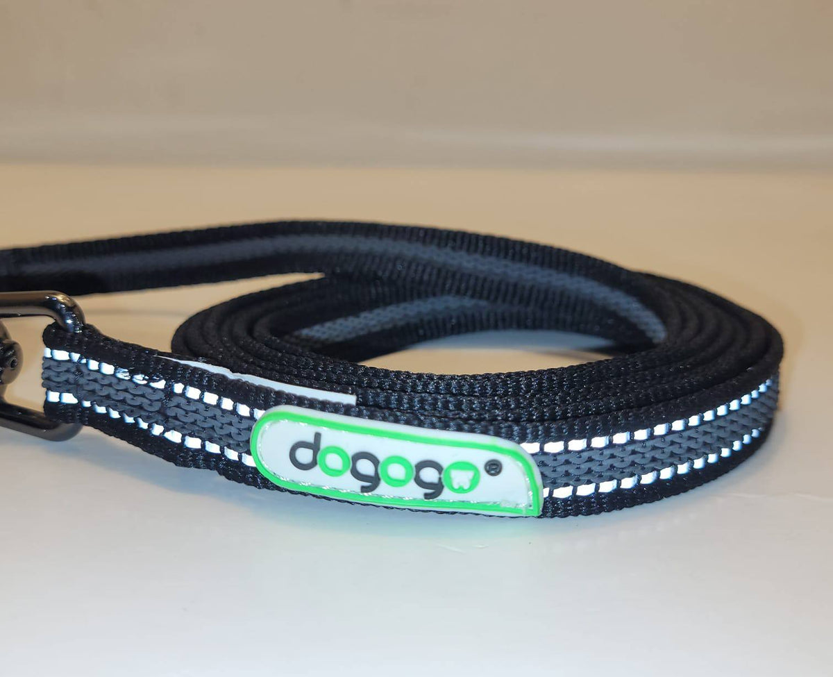 Dogogo Mesh Dog Leash 2m – Black, 14mm
