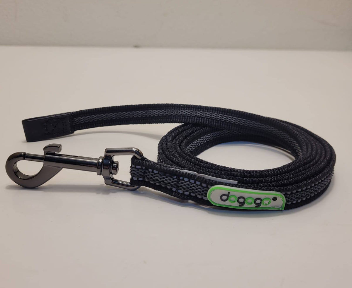 Dogogo Mesh Dog Leash 2m – Black, 14mm