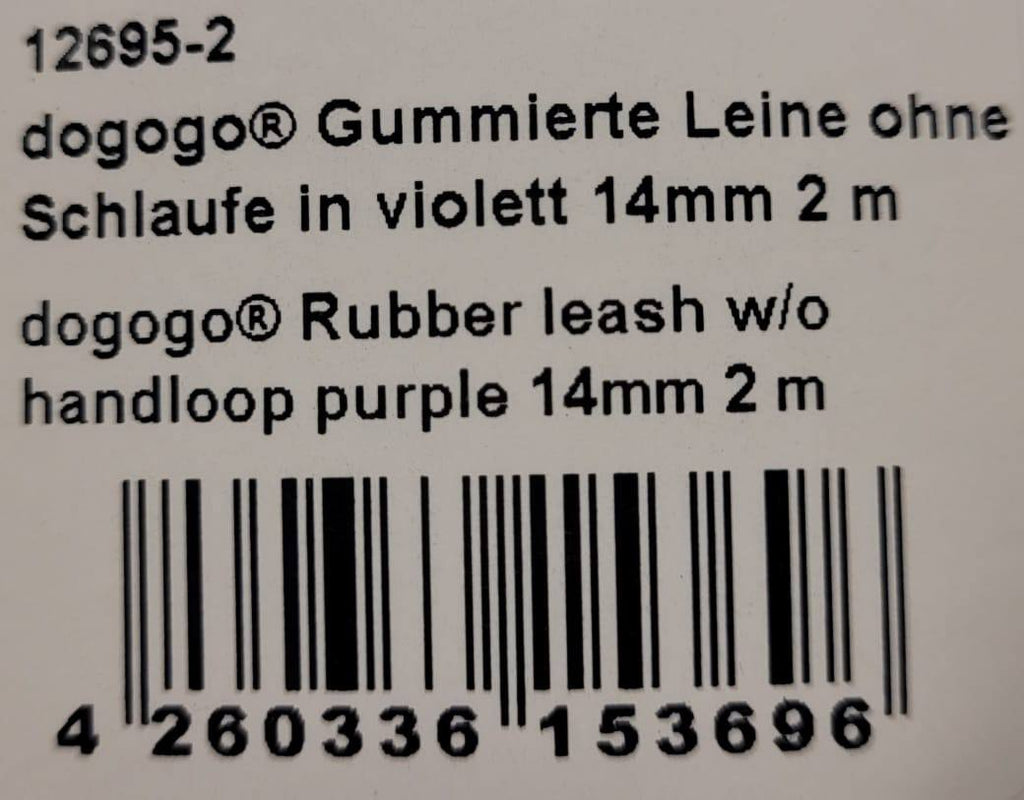 Dogogo Reflective Dog Leash 2m – Purple, 14mm