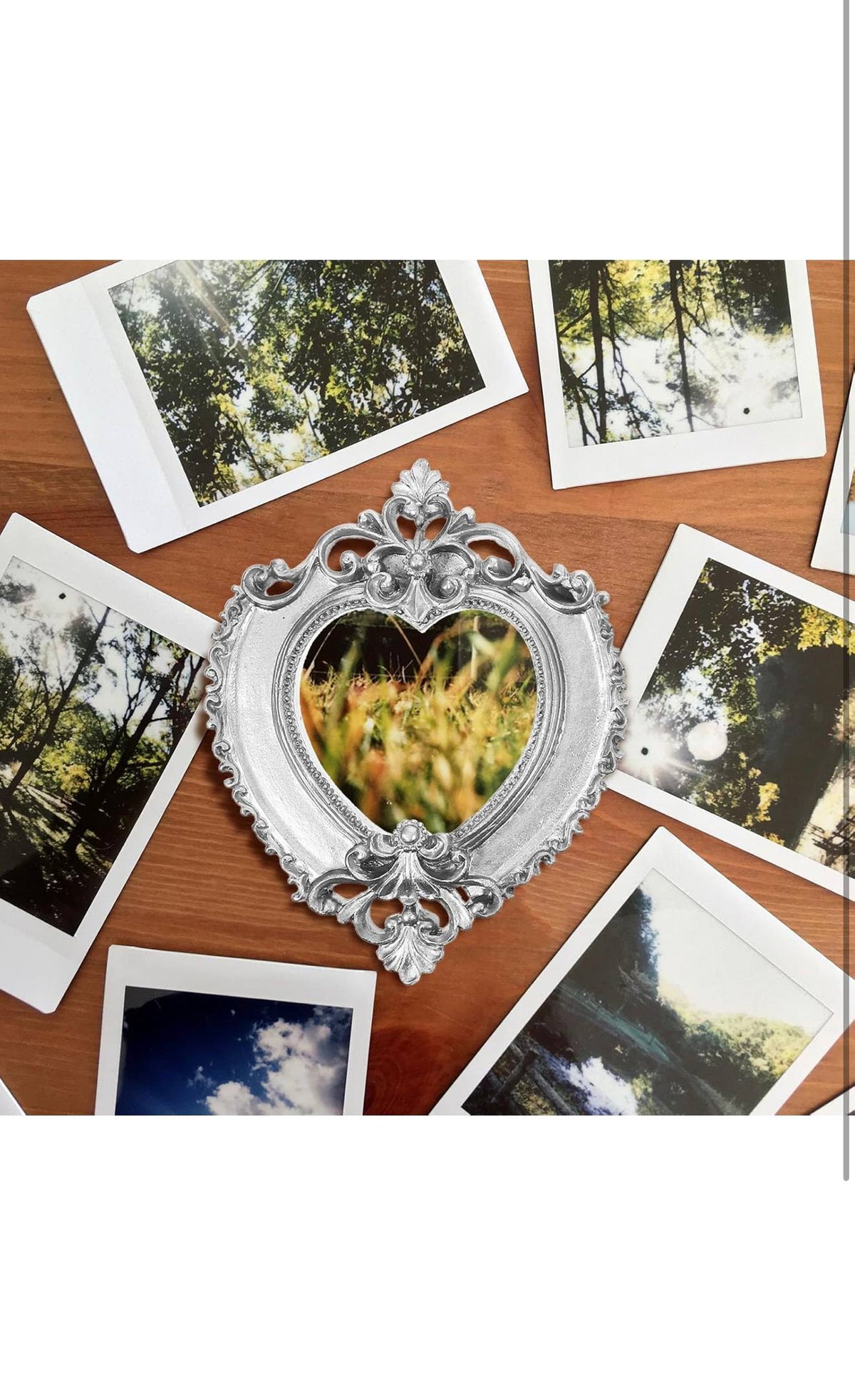 YIXISI Barok Fotolijsten Set 2st Zilver