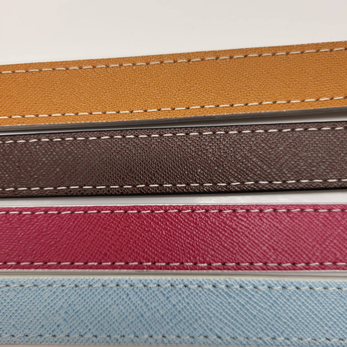 Hennessy & Sons Saffiano Leather Dog Collar