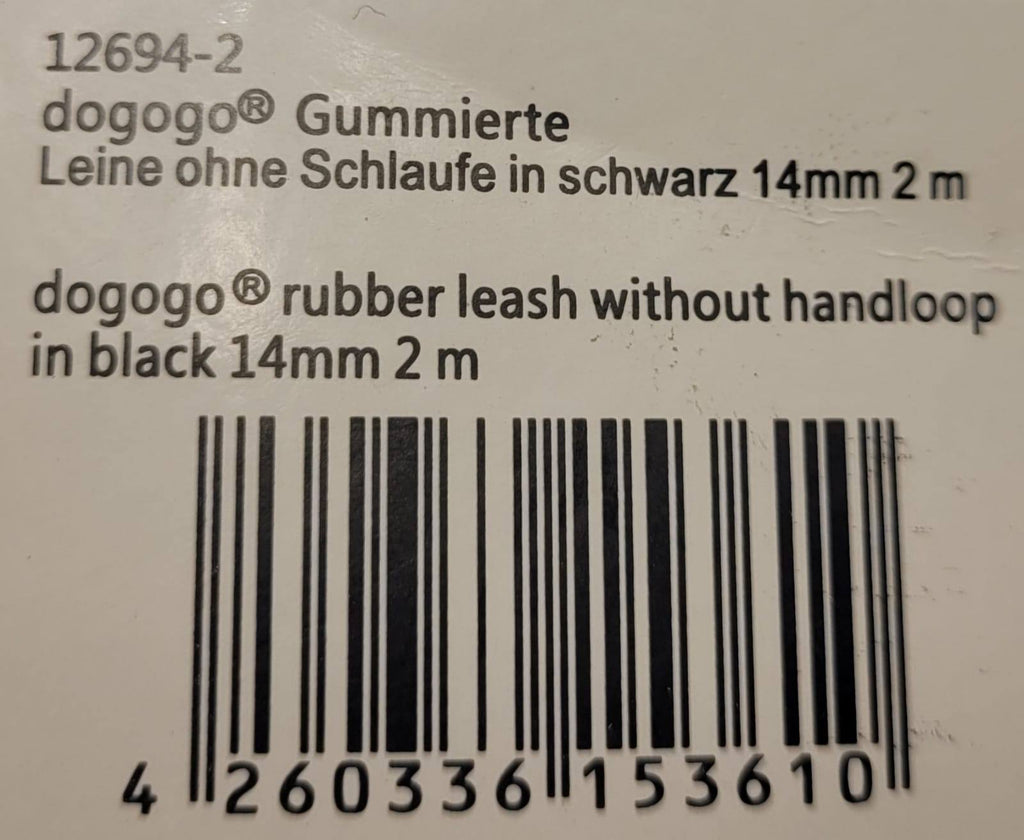 Dogogo Mesh Dog Leash 2m – Black, 14mm