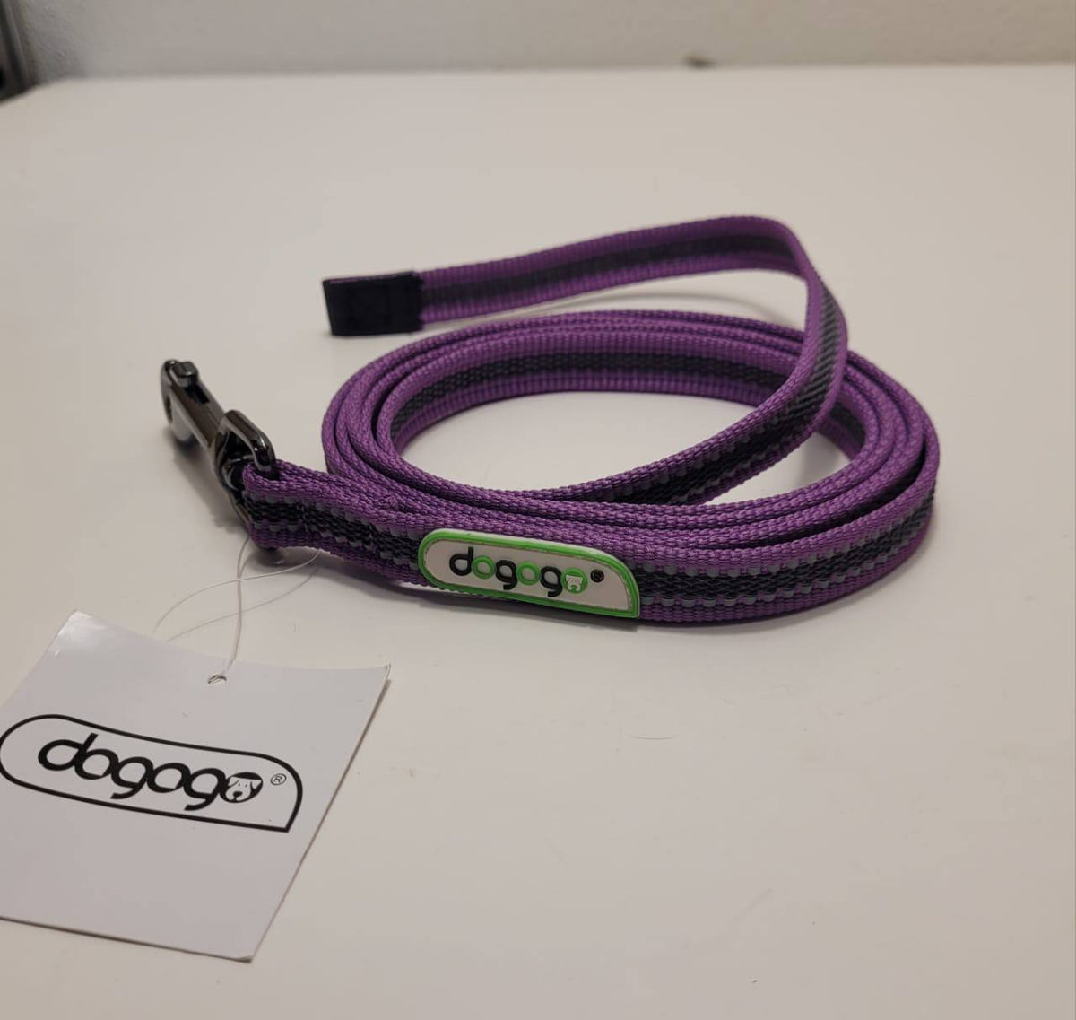 Dogogo Reflective Dog Leash 2m – Purple, 14mm
