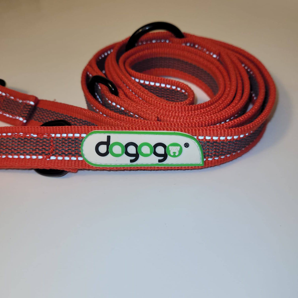 Dogogo Reflective Red Multi-Function Dog Leash