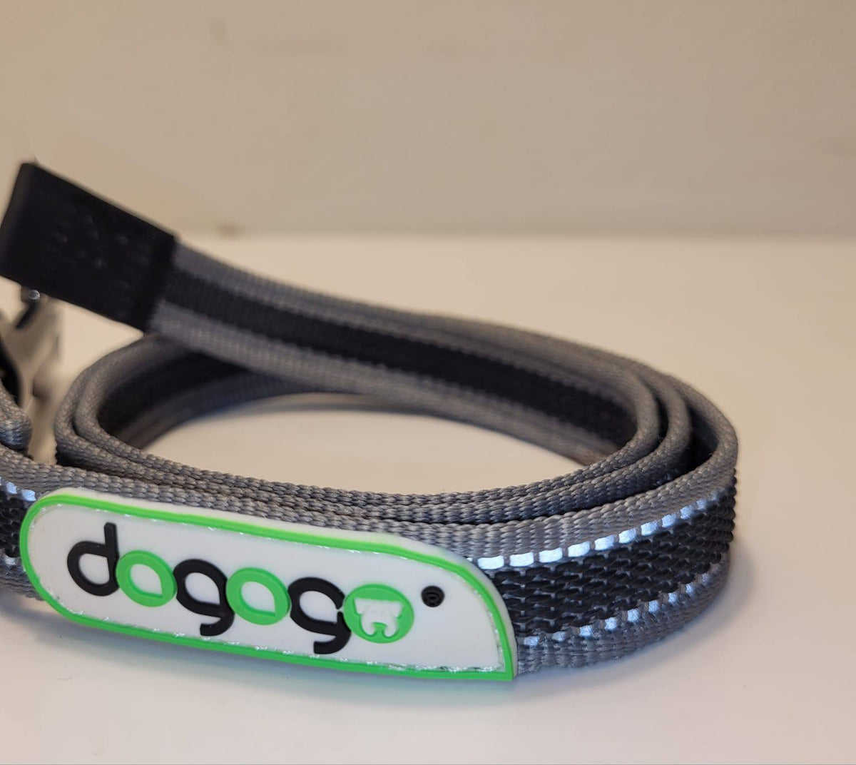 Dogogo Reflective Dog Leash 1m – Grey/Black