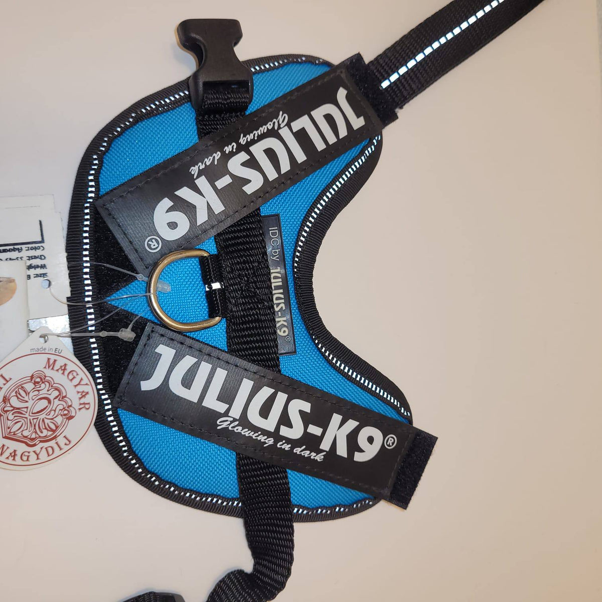 Julius-K9 IDC Powertuig Baby 2 – Blauw Gloeit in het Donker