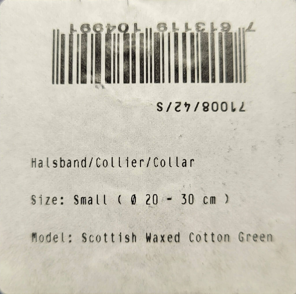 Hennessy & Sons Leather Dog Collar with Tag