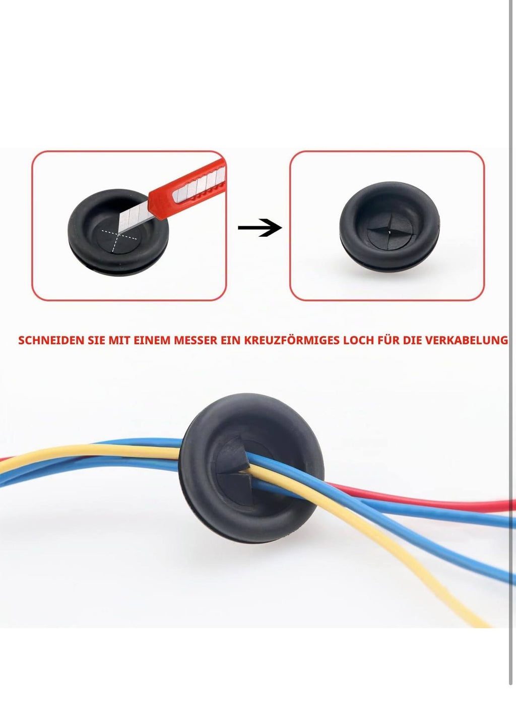 YIXISI Rubber Grommet Assortment Kit 200pcs