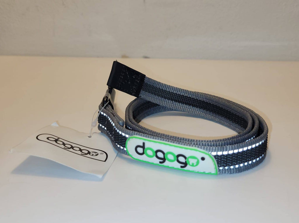 Dogogo Reflective Dog Leash 1m – Grey/Black