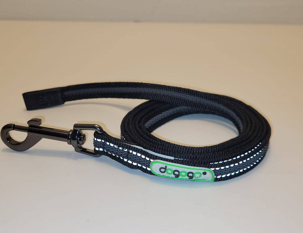 Dogogo Mesh Dog Leash 2m – Black, 14mm