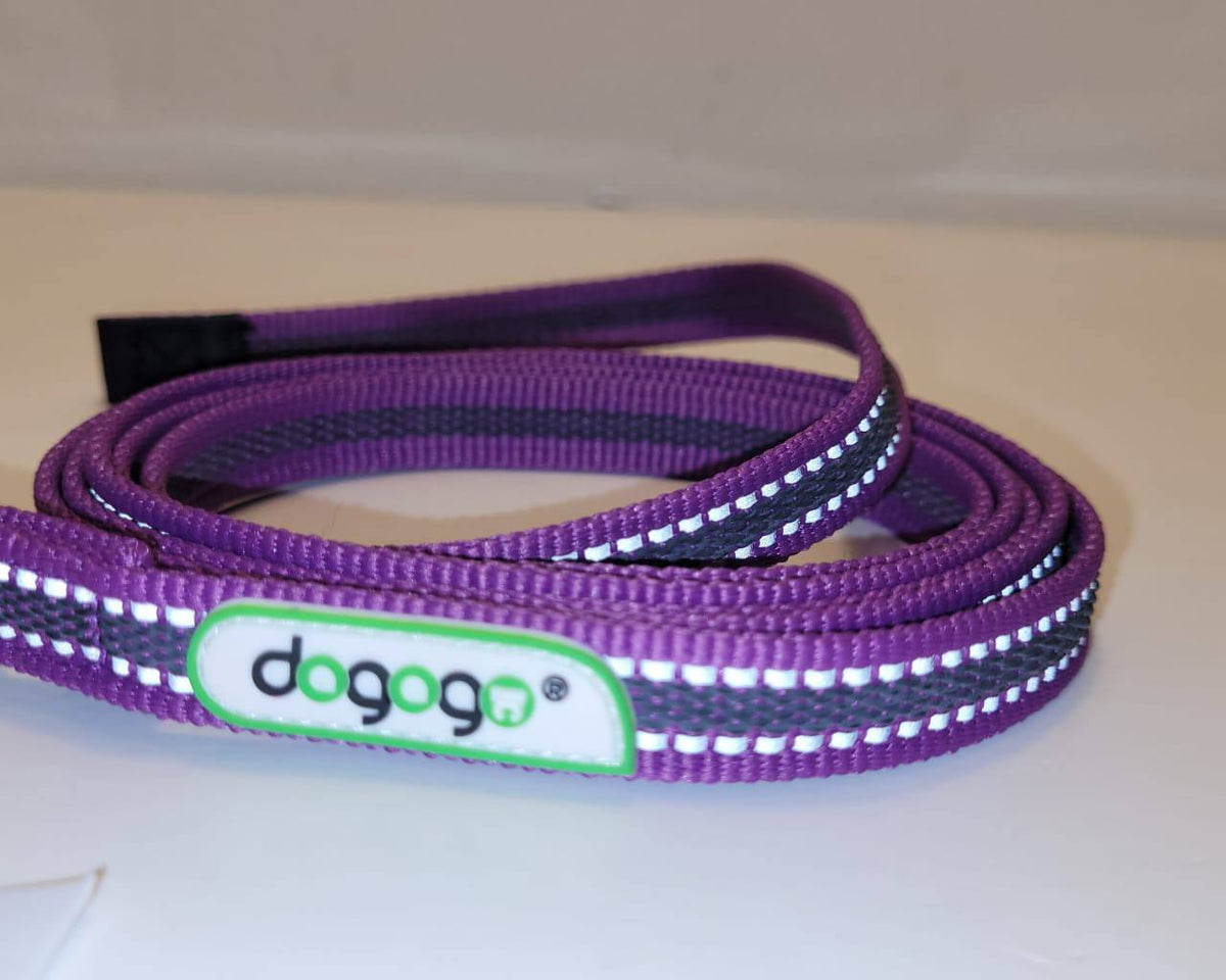 Dogogo Reflective Dog Leash 2m – Purple, 14mm