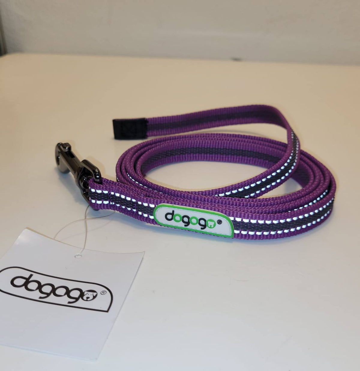 Dogogo Reflective Dog Leash 2m – Purple, 14mm