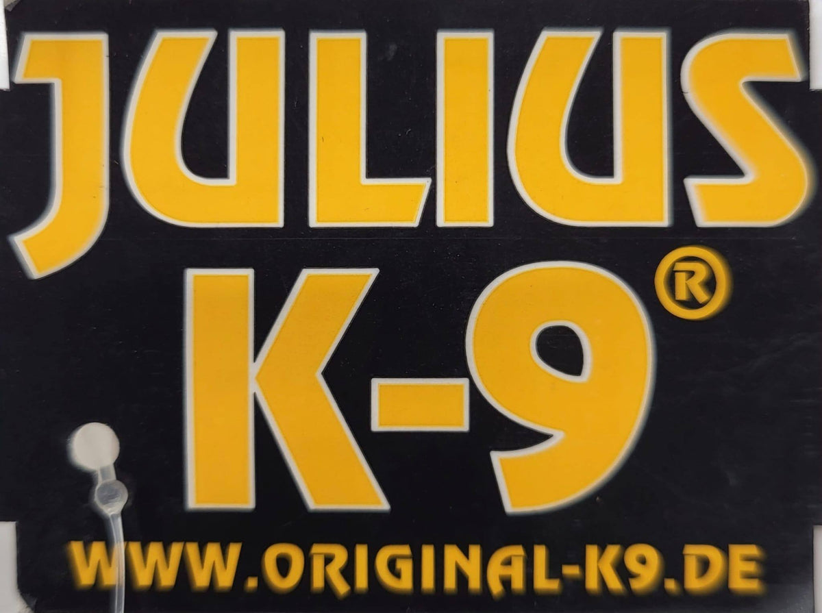 Julius K-9 Wide Black Leather Dog Collar