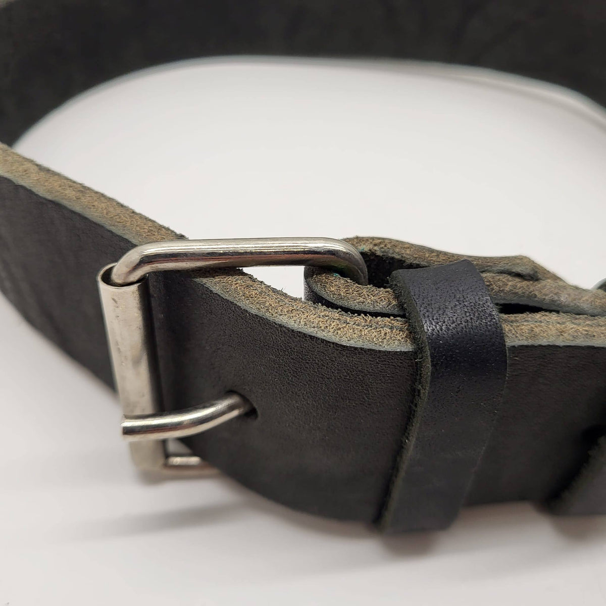 Julius K-9 Extra Wide Leather Dog Collar Black