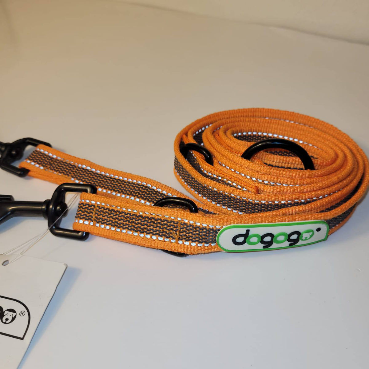 Dogogo Reflective Orange Multi-Function Dog Leash