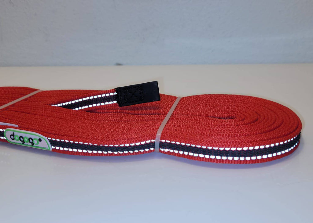 Dogogo Long Line Training Leash 10m – Red, 14mm