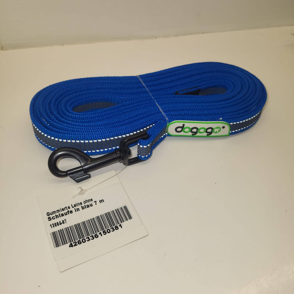 DOGOGO Reflective Long Training Leash – Blue – 7 m