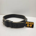 Julius K-9 Extra Wide Leather Dog Collar Black