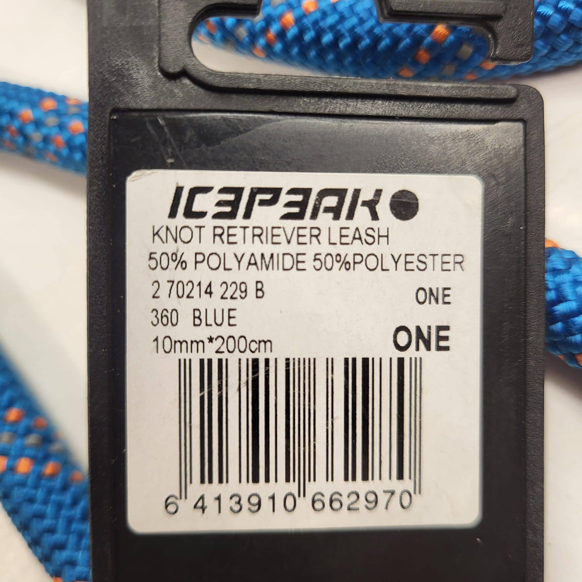 IcePeak Knot Retriever Leash Blue 200cm