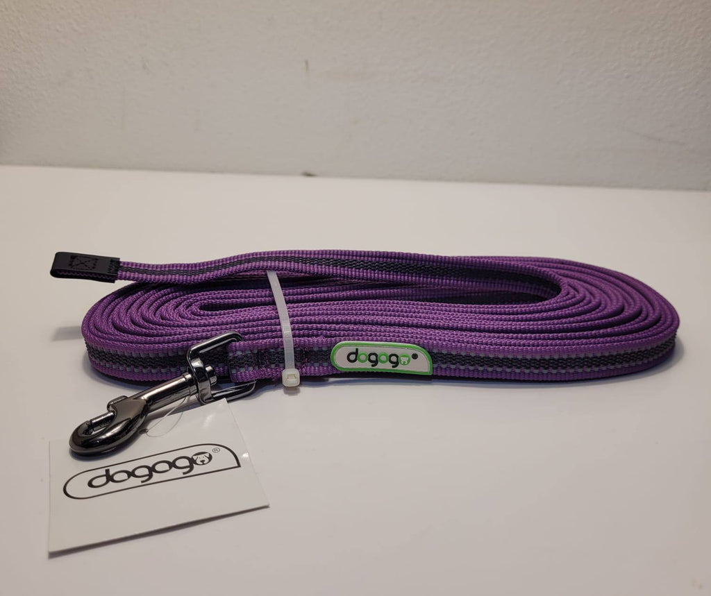 Dogogo Reflective Dog Leash 10m – Purple