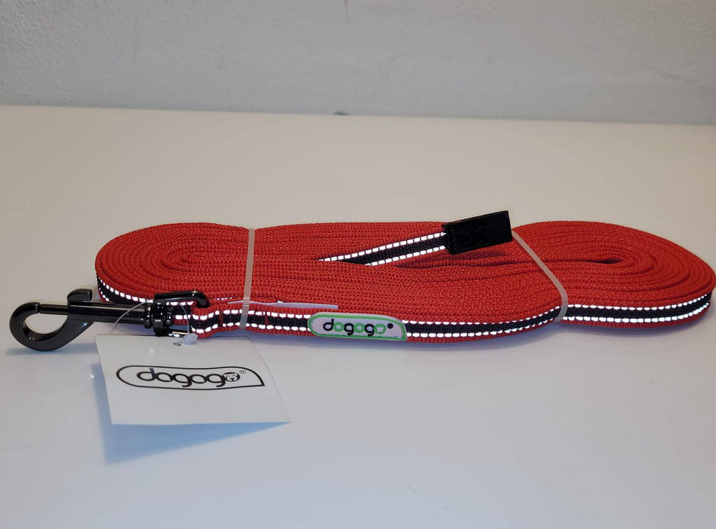 Dogogo Long Line Training Leash 10m – Red, 14mm