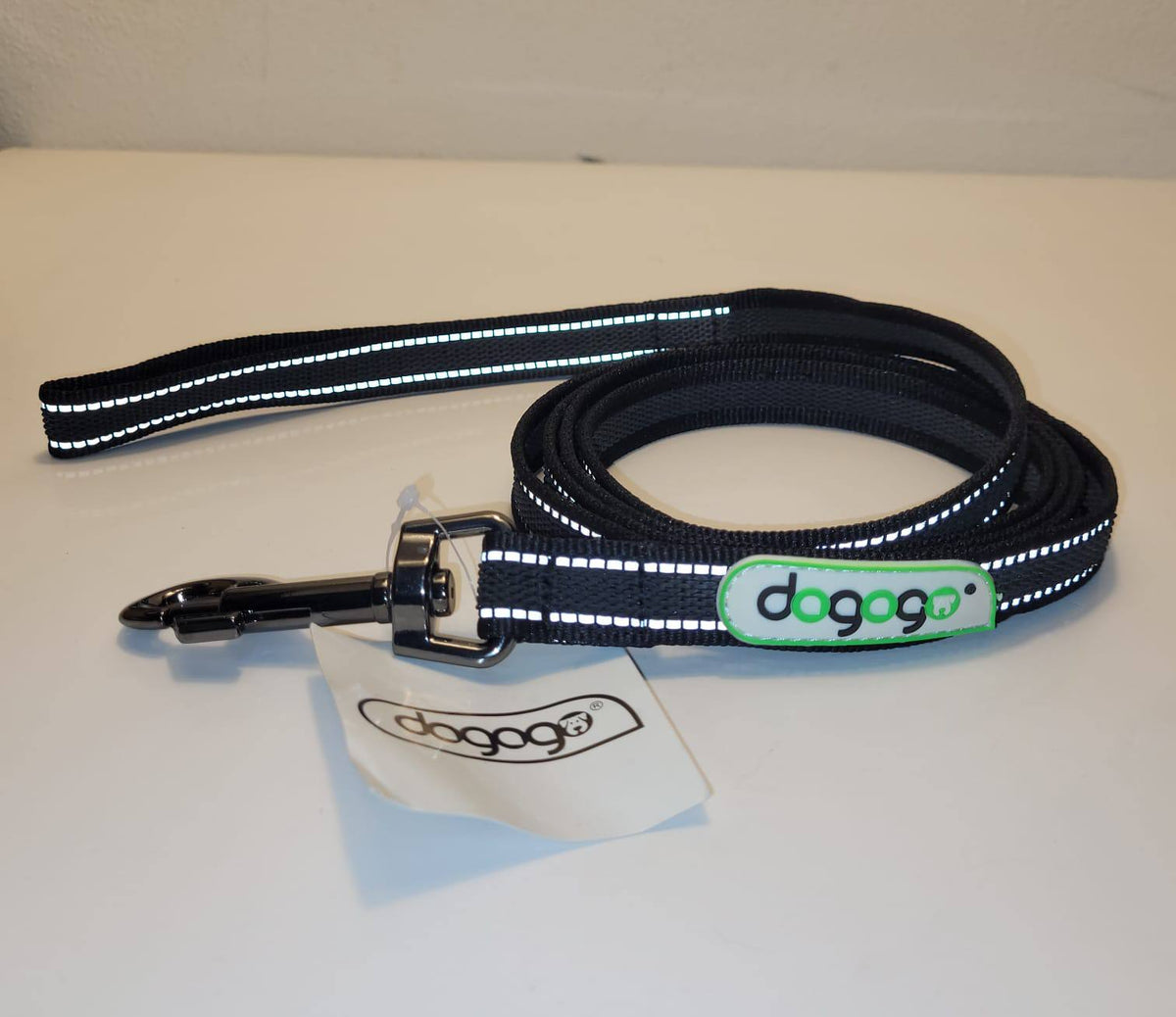 Dogogo Padded Reflective Dog Leash 2m – Black