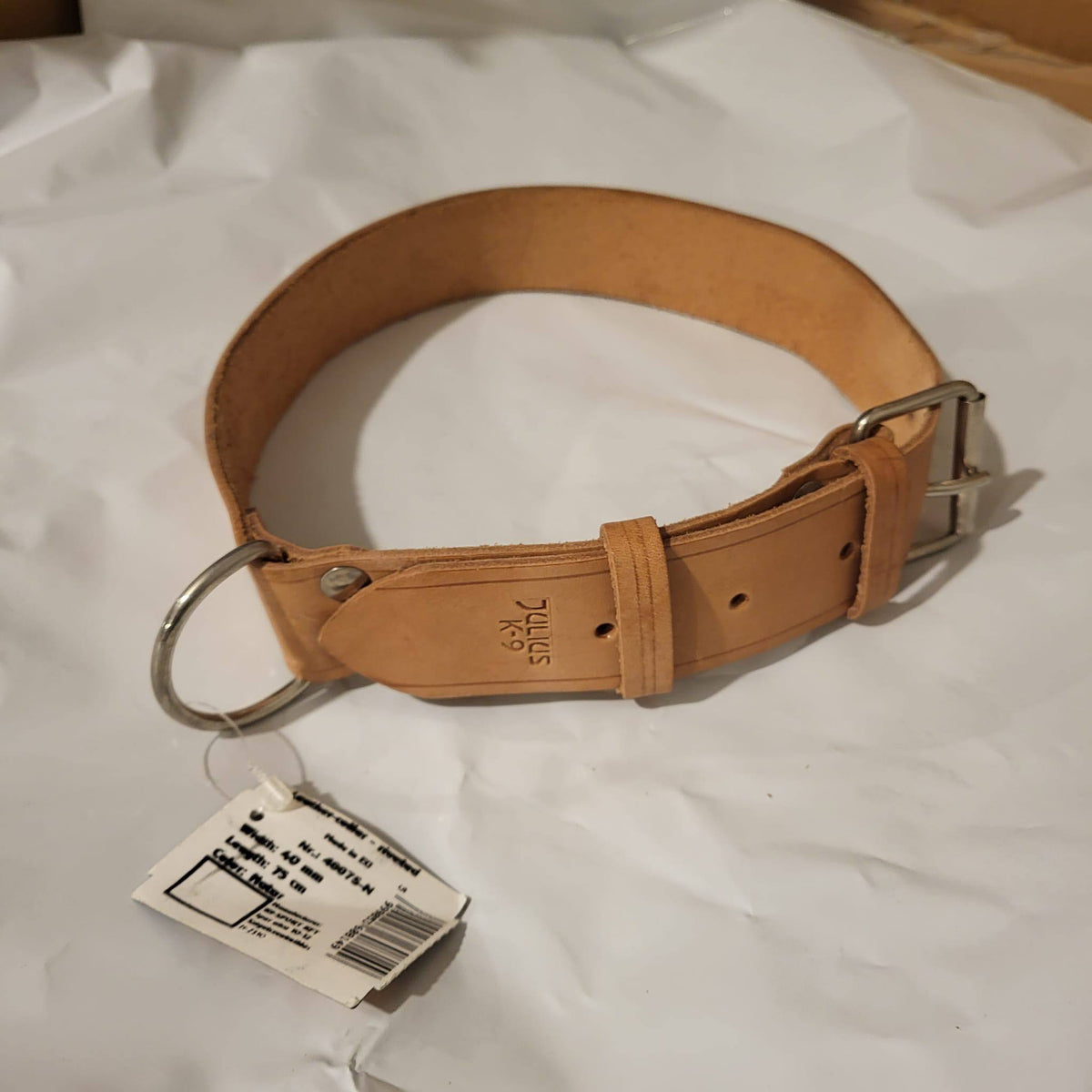 Julius K-9 Leather Dog Collar 75cm