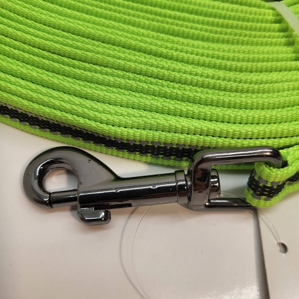 DOGOGO Reflective Long Training Leash – Green – 20 m