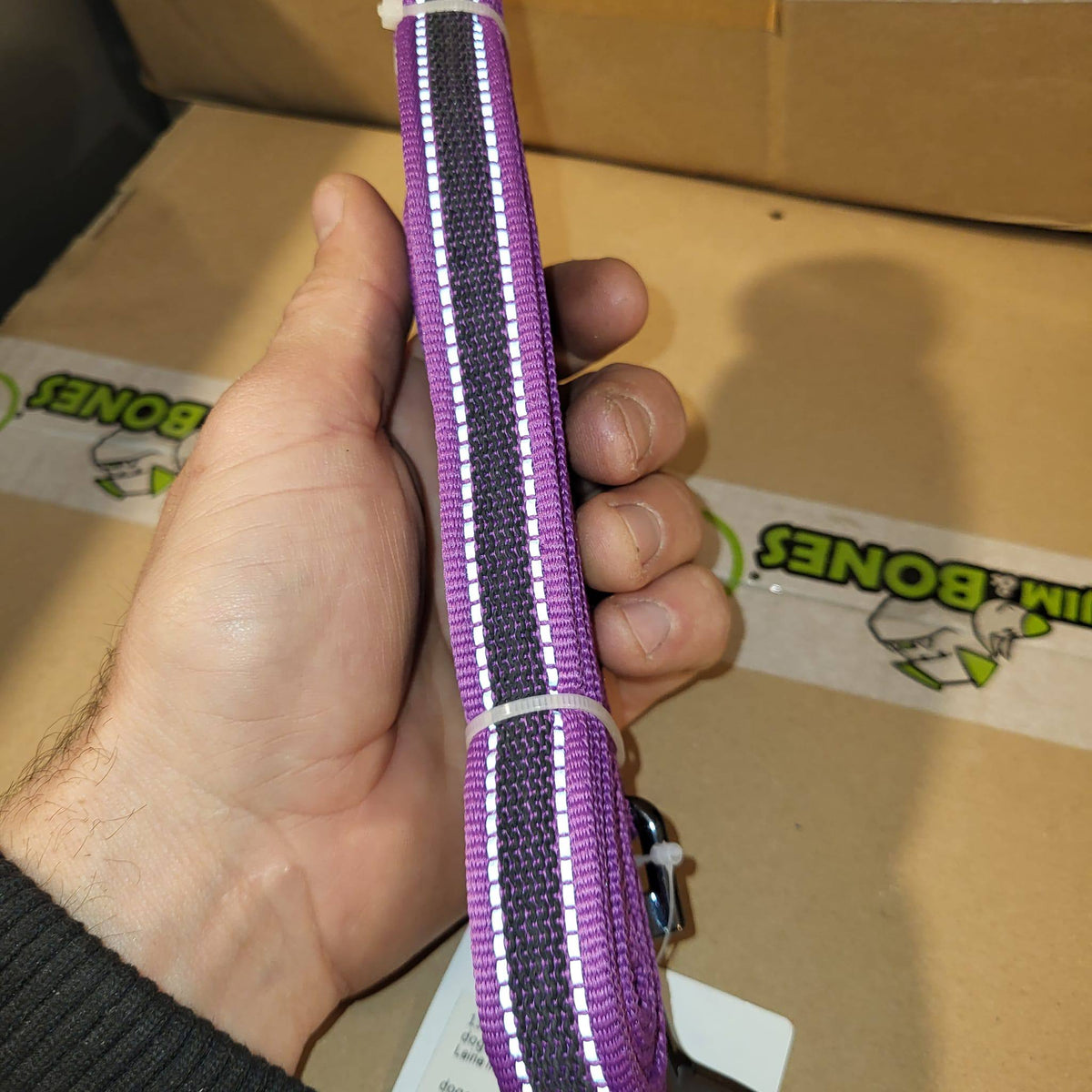 DOGOGO Reflective Long Training Leash – Purple – 3 m