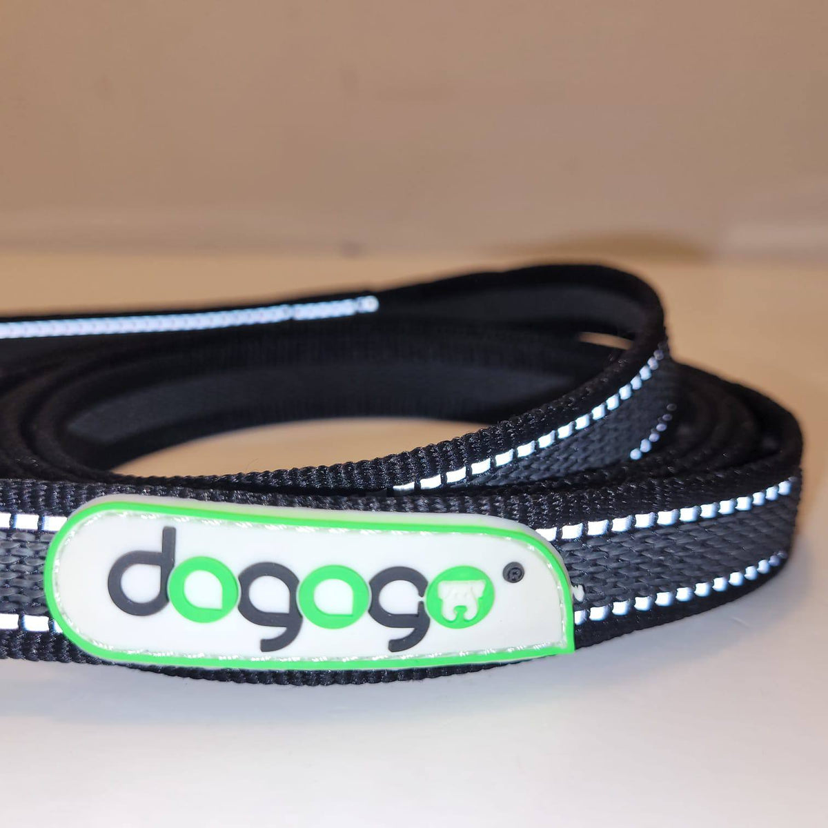 Dogogo Padded Reflective Dog Leash 2m – Black