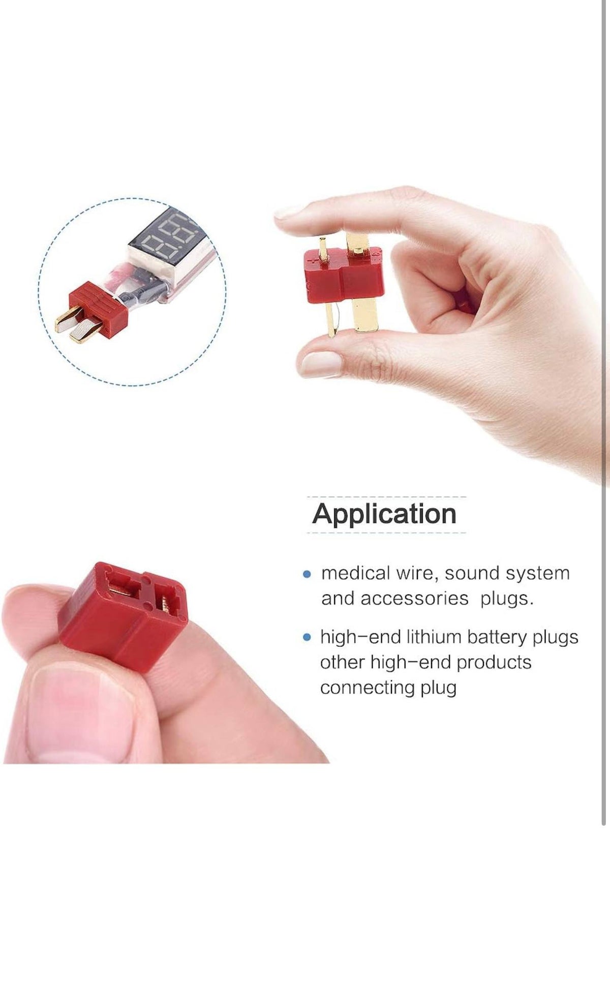YIXISI T-Plug Deans Connectoren 40st + Krimpkous