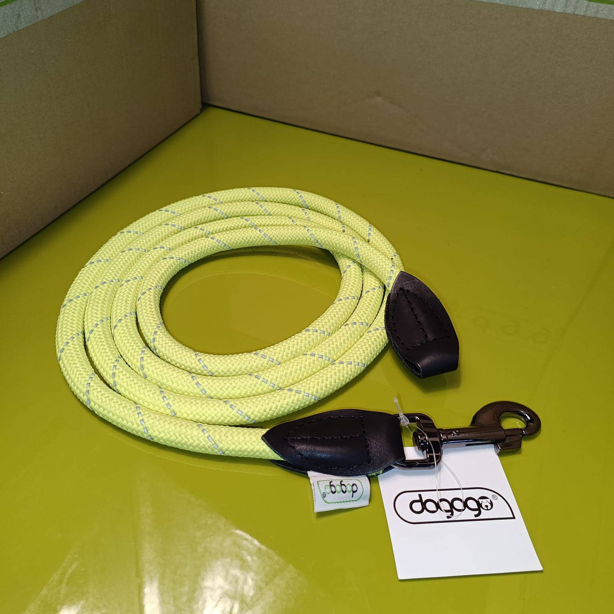 Dogogo Rope Dog Leash 2m – Lime Yellow