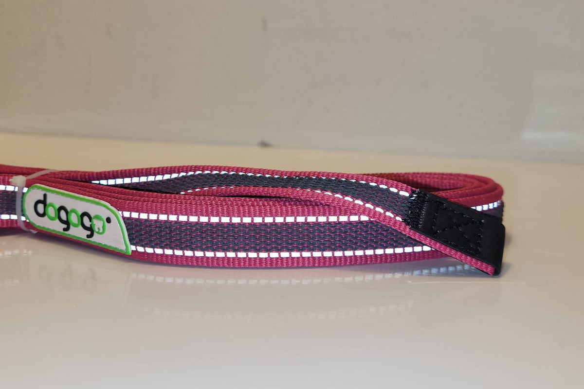 Dogogo Reflective Dog Leash 3m – Pink/Burgundy