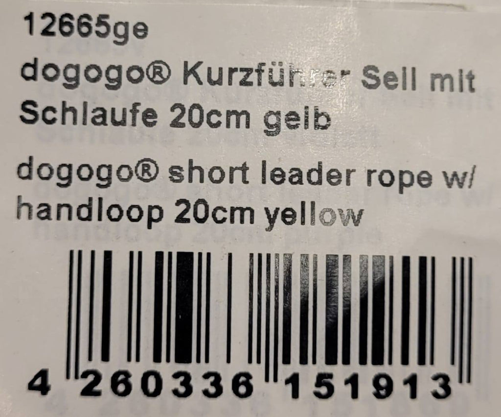 Dogogo Rope Traffic Leash – Neon Yellow