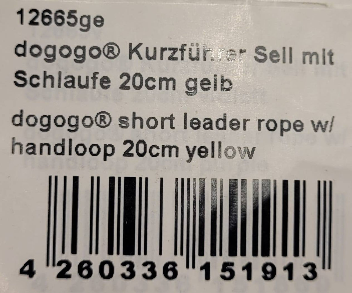 Dogogo Rope Traffic Leash – Neon Yellow
