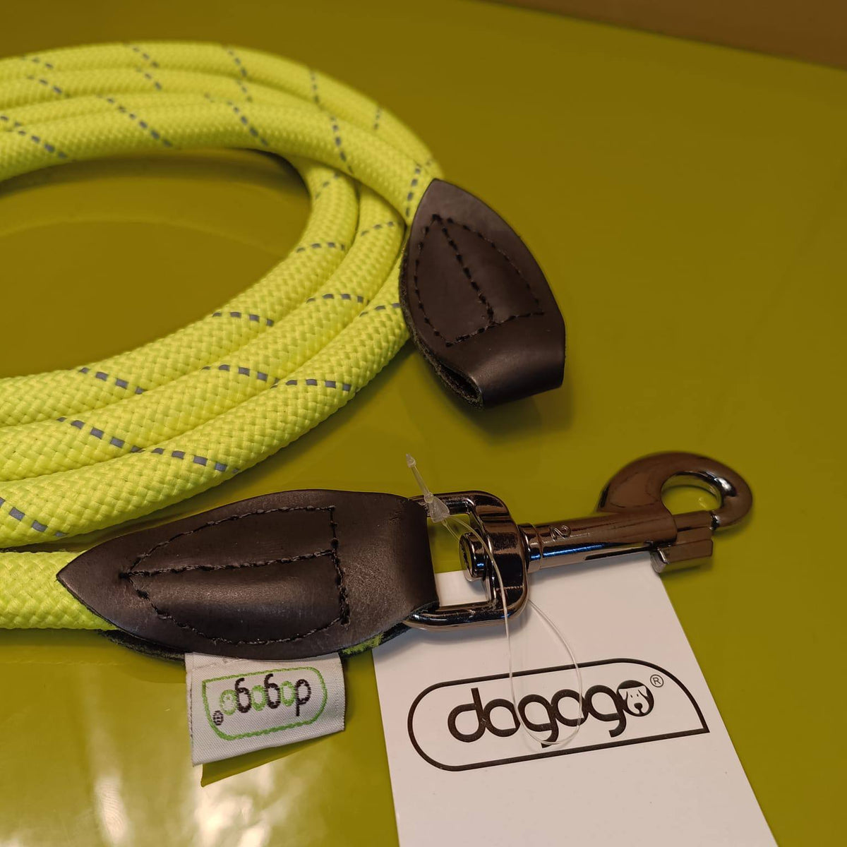 Dogogo Rope Dog Leash 2m – Lime Yellow