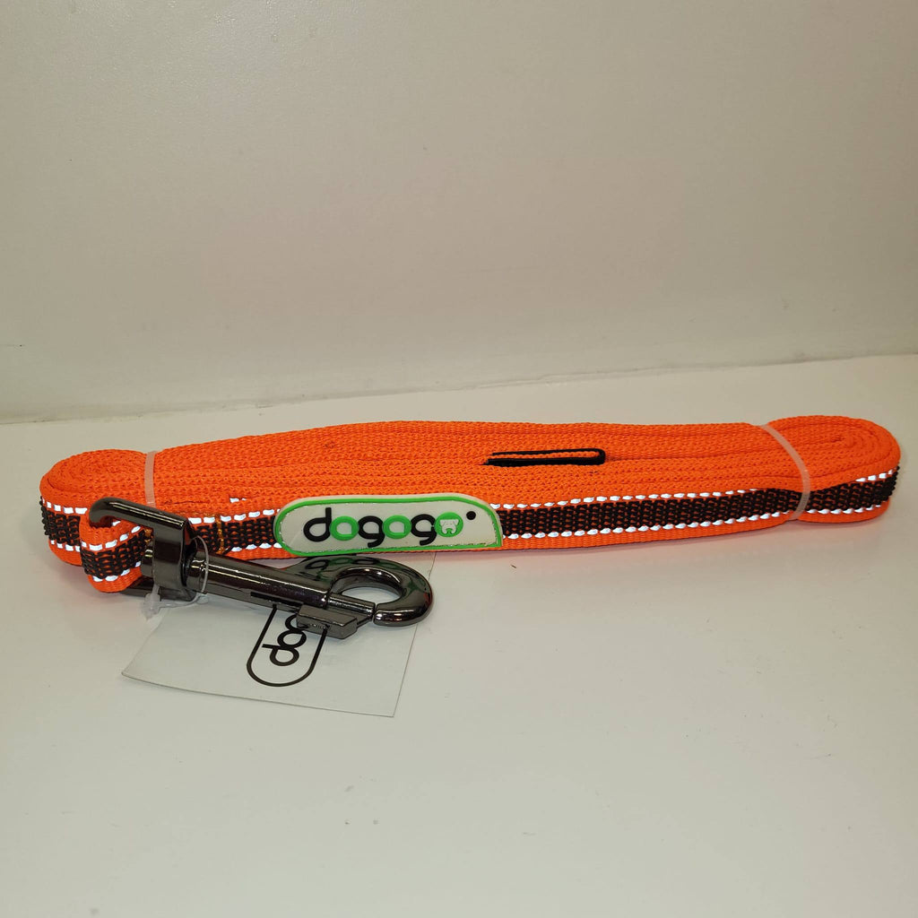 DOGOGO Reflective Long Training Leash – Orange – 3 m
