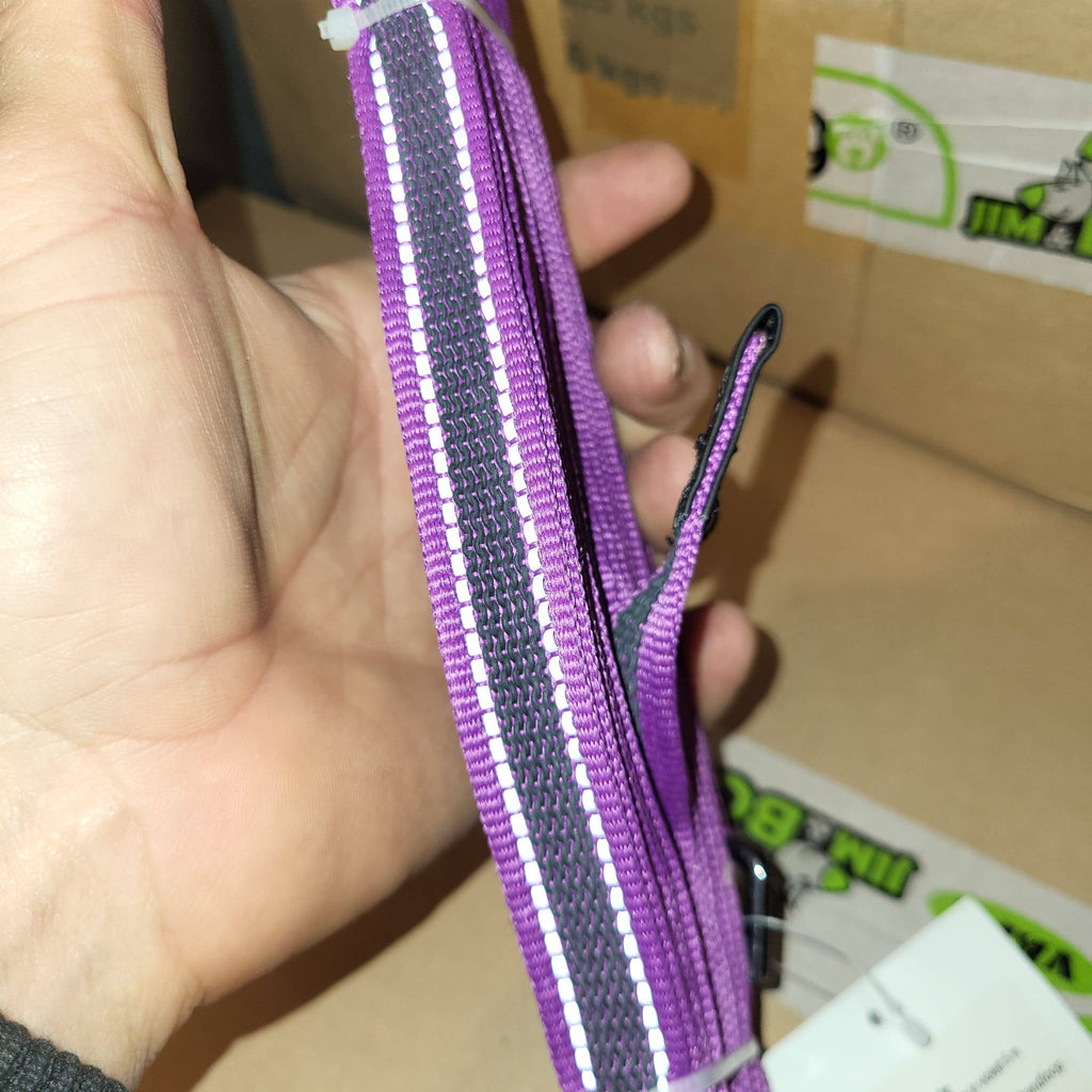DOGOGO Reflective Long Training Leash – Purple – 5 m