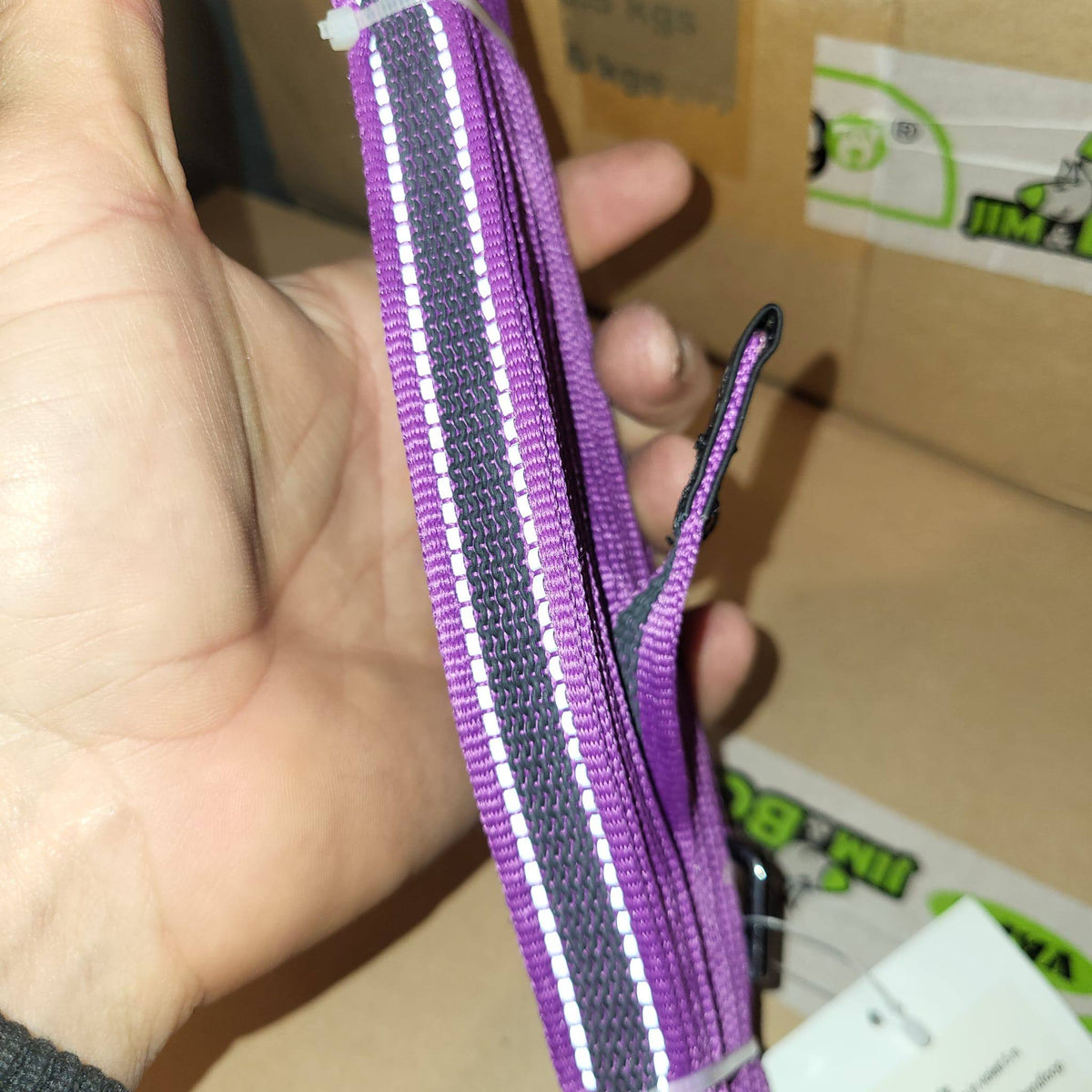 DOGOGO Reflective Long Training Leash – Purple – 5 m